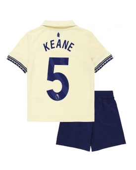 Everton Michael Keane #5 Maglia Gara Trasferta Repliche 2025-26 Bambino Maniche Corte